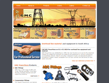 Tablet Screenshot of gmcpowerlines.co.za